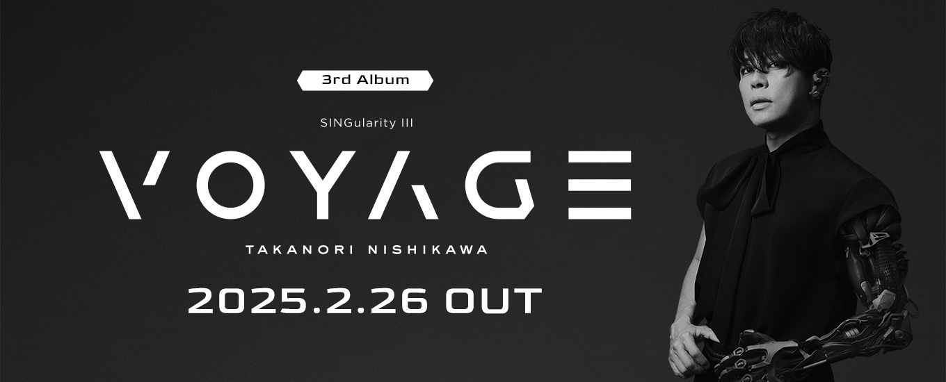 3rd Album SINGularity Ⅲ -VOYAGE- 2025.2.26 OUT