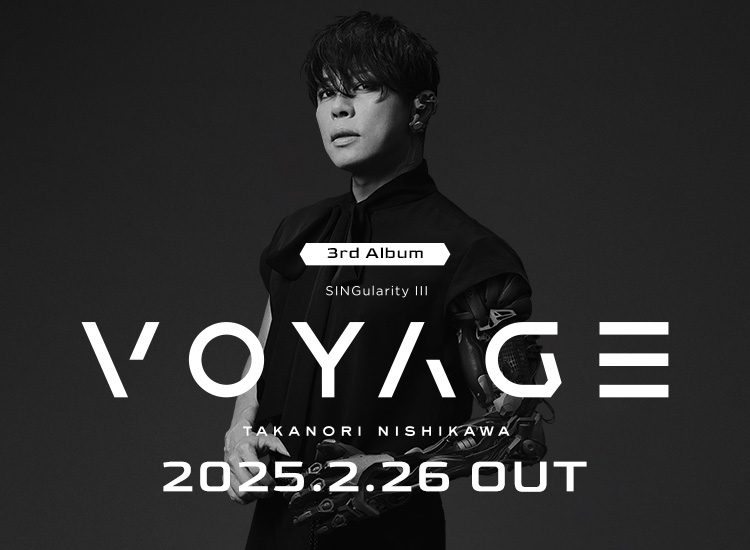 3rd Album SINGularity Ⅲ -VOYAGE- 2025.2.26 OUT